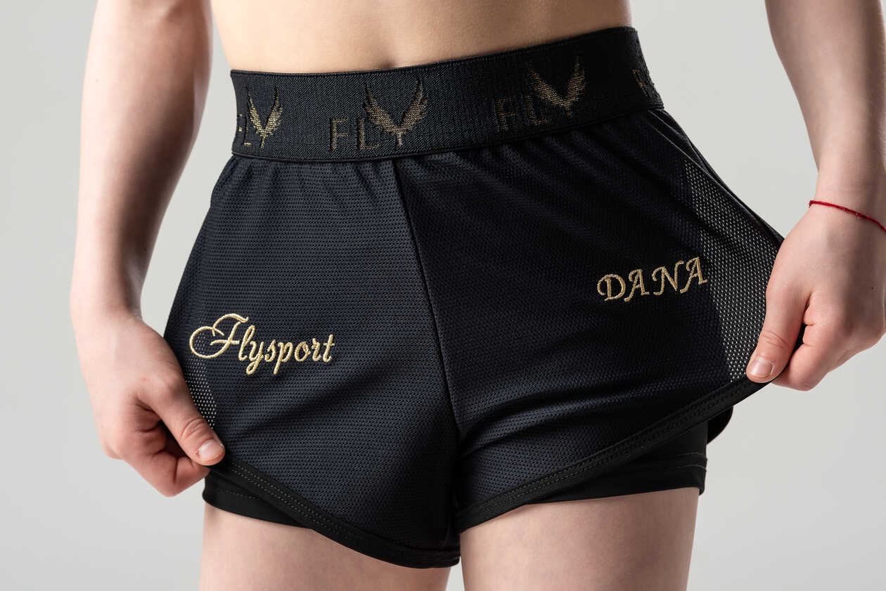 Double layer shorts made of Italian sports mesh fabric – 0005 Double layer shorts made of Italian sports mesh fabric – 0005