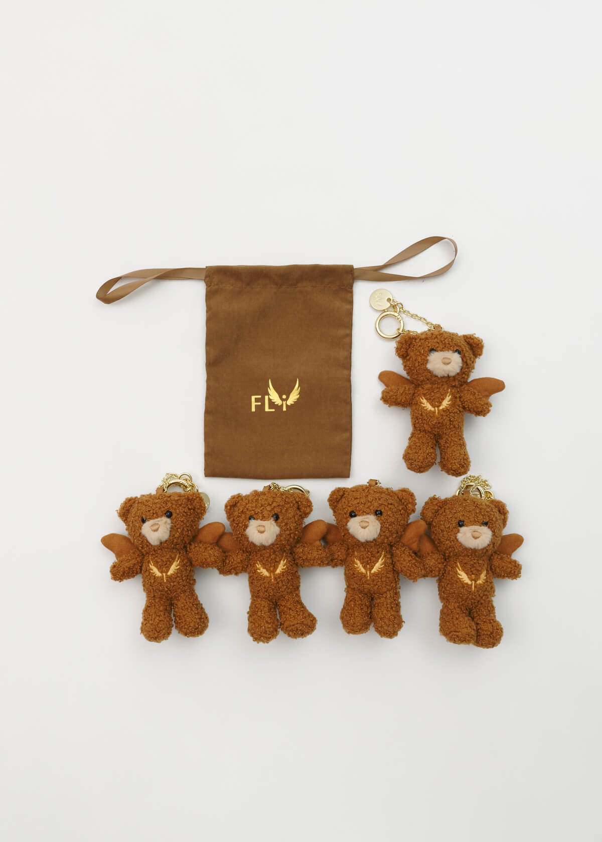 Charm Bear with Wings - 0479