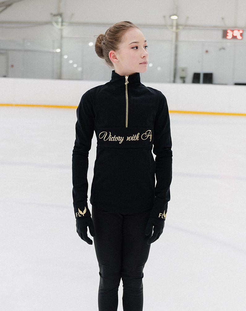 Long sleeve half zip top – 0096