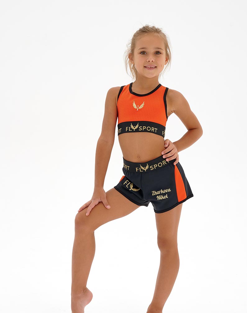 Black and orange two-piece set – 0141 Black and orange two-piece set – 0141