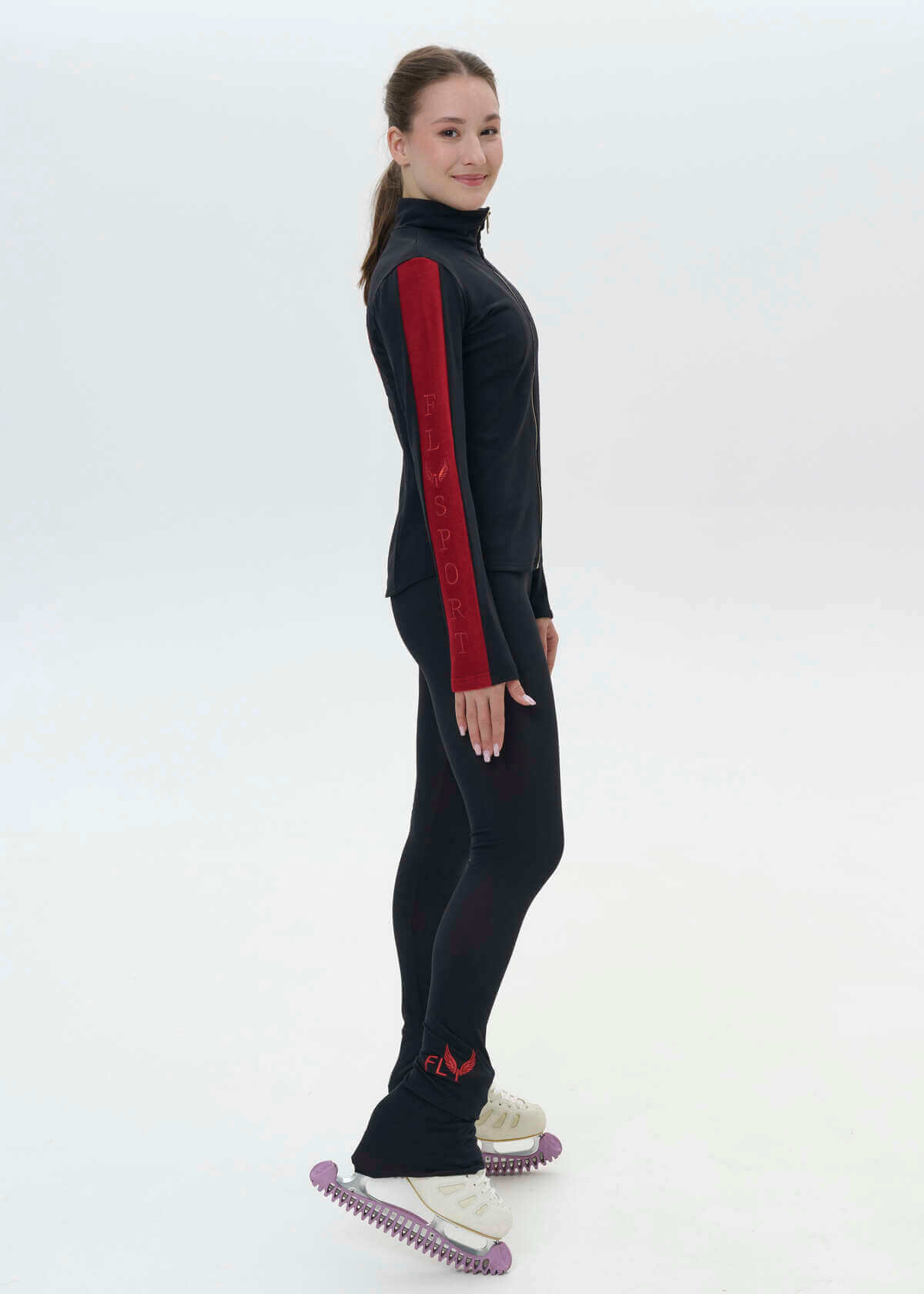 Tracksuit with red inserts – 0062